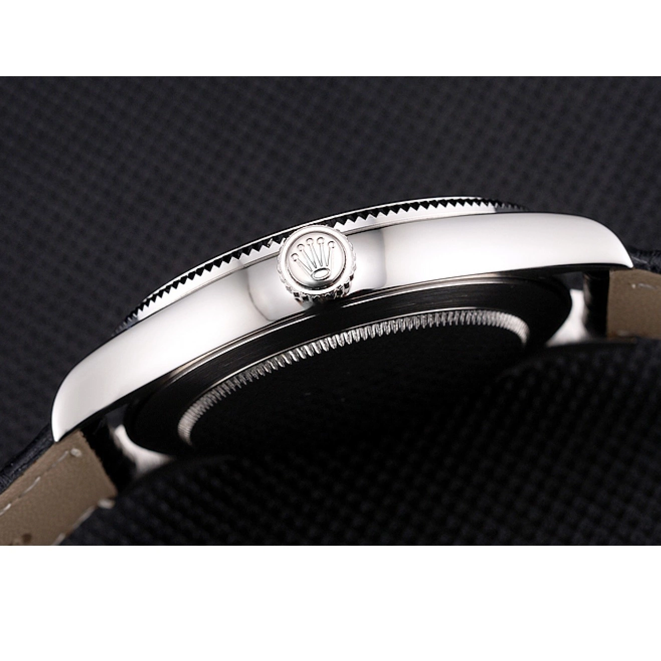 Best AAA Replica Sites Black Case Bracelet And Rolex Swiss Stainless Datejust Dial Steel 0728